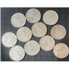 Image 2 : 11 Canadian .800 Silver Quarters, 64g, 1.65oz AGW