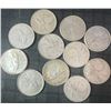 Image 1 : 11 Canadian .800 Silver Quarters, 64g Total Metal Weight