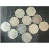 Image 1 : 11 .800 Silver Canadian Quarters, 64g Total Weight