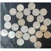 Image 1 : 27 Canadian .800 Silver Dimes, 63g, 1.62 Troy Ounces Silver
