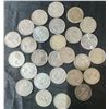 Image 2 : 27 Canadian .800 Silver Dimes, 63g Total Metal Weight