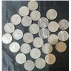 Image 1 : 27 Canadian .800 Silver Dimes, 63g Total, 1.62 Troy Oz Silver