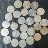 Image 2 : 27 Canadian .800 Silver Dimes, 63g Total, 1.62 Troy Oz Silver
