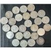 Image 2 : 27 Canadian .800 Silver Dimes, 63g Total Weight