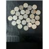 Image 2 : 27 Canadian .800 Silver Dimes, 63g Total Weight