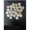 Image 1 : 27 Canadian .800 Silver Dimes, 63g Total, 1.62 Troy Oz Silver