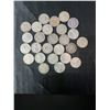 Image 2 : 27 Canadian .800 Silver Dimes, 63g Total, 1.62 Troy Oz Silver