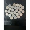 Image 1 : 27 Canadian .800 Silver Dimes, 63g, 1.62 Troy Oz Silver
