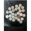 Image 2 : 27 Canadian .800 Silver Dimes, 63g, 1.62 Troy Oz Silver