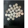 Image 2 : 27 Canadian .800 Silver Dimes, 63g Total, 1.62 Troy Oz Silver