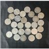 Image 1 : 27 Canadian .800 Silver Dimes, 63g Total, 1.62 Troy Oz Silver