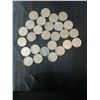 Image 1 : 27 Canadian .800 Silver Dimes, 63g, 1.62 Troy Oz Silver