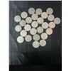 Image 2 : 27 Canadian .800 Silver Dimes, 63g, 1.62 Troy Oz Silver