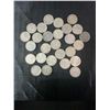 Image 1 : 27 Canadian .800 Silver Dimes, 63g, 1.62 Troy Ounces Silver