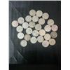 Image 2 : 27 Canadian .800 Silver Dimes, 63g, 1.62 Troy Ounces Silver