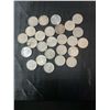 Image 1 : 27 Canadian .800 Silver Dimes, 63g Total, 1.62 Troy Oz