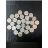 Image 1 : 27 Canadian .800 Silver Dimes, 63g, 1.62 Troy Oz Silver