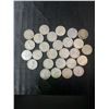 Image 2 : 27 Canadian .800 Silver Dimes, 63g, 1.62 Troy Oz Silver