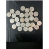 Image 2 : 27 Canadian .800 Silver Dimes, 63g, 1.62 Troy Ounces