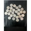 Image 1 : 27 Canadian .800 Silver Dimes, 63g Total, 1.62 Troy Oz Silver