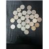 Image 1 : 27 Canadian .800 Silver Dimes, 63g, 1.62 Troy Ounces Silver