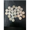 Image 2 : 27 Canadian .800 Silver Dimes, 63g, 1.62 Troy Ounces Silver