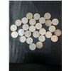 Image 1 : 27 Canadian .800 Silver Dimes, 63g Total, 1.62 Troy Ounces Silver