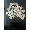 Image 2 : 27 Canadian .800 Silver Dimes, 63g Total, 1.62 Troy Ounces Silver