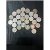 Image 1 : 27 Canadian .800 Silver Dimes, 63g Total, 1.62 Troy Oz Silver