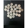 Image 2 : 27 Canadian .800 Silver Dimes, 63g Total, 1.62 Troy Oz Silver