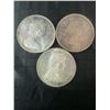 Image 2 : Three .800 Silver Canadian Dollar Coins, 70g Total