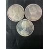 Image 2 : 3 .800 Silver Canadian Dollar Coins, 1959 & 1966, 70g