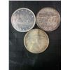 Image 1 : 3 .800 Silver Canadian Dollar Coins, 1963-1967, 70g Total