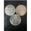 Image 1 : 3 .800 Silver 1965 and 1966 Canadian Dollar Coins, 70g