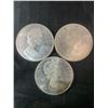Image 2 : 3 .800 Silver 1965 and 1966 Canadian Dollar Coins, 70g