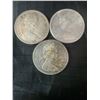 Image 2 : 3 Canadian 1867-1967 .800 Silver Dollar Coins, 70g Total