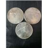 Image 1 : 3 .800 Silver Canadian Dollar Coins, Goose 1967, 70g