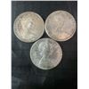 Image 2 : 3 .800 Silver Canadian Dollar Coins, Goose 1967, 70g