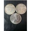Image 1 : 3 Canada Centennial Silver Dollar Coins, .800 Silver, 1967