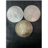 Image 2 : Three .800 Silver Canadian Dollar Coins, 70g Total