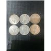 Image 2 : Six .800 Silver Canadian Half Dollars, 70g Total