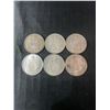 Image 1 : 6 .800 Silver Canadian Half Dollars, 70g Total