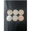Image 2 : 6 .800 Silver Canadian Half Dollars, 70g Total