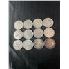 Image 1 : 12 .800 Silver Canadian Quarters, 70g Total, 1.80 Troy Oz