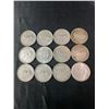 Image 1 : 12 Canadian .800 Silver Centennial Quarters, 70g, 1.80 Troy Oz