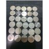 Image 2 : 30 Canadian 0.800 Silver Dimes, 70g Total Weight
