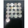Image 2 : 17 Canadian .800 Silver Dimes, Total 40g Silver