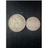 Image 2 : 1928 Irish Half Crown and Shilling .750 Silver Coins, 20g