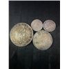 Image 1 : 4 Canadian .925 Silver Coins, Pre 1919, Various Dates