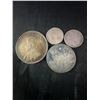 Image 2 : 4 Canadian .925 Silver Coins, Pre 1919, Various Dates